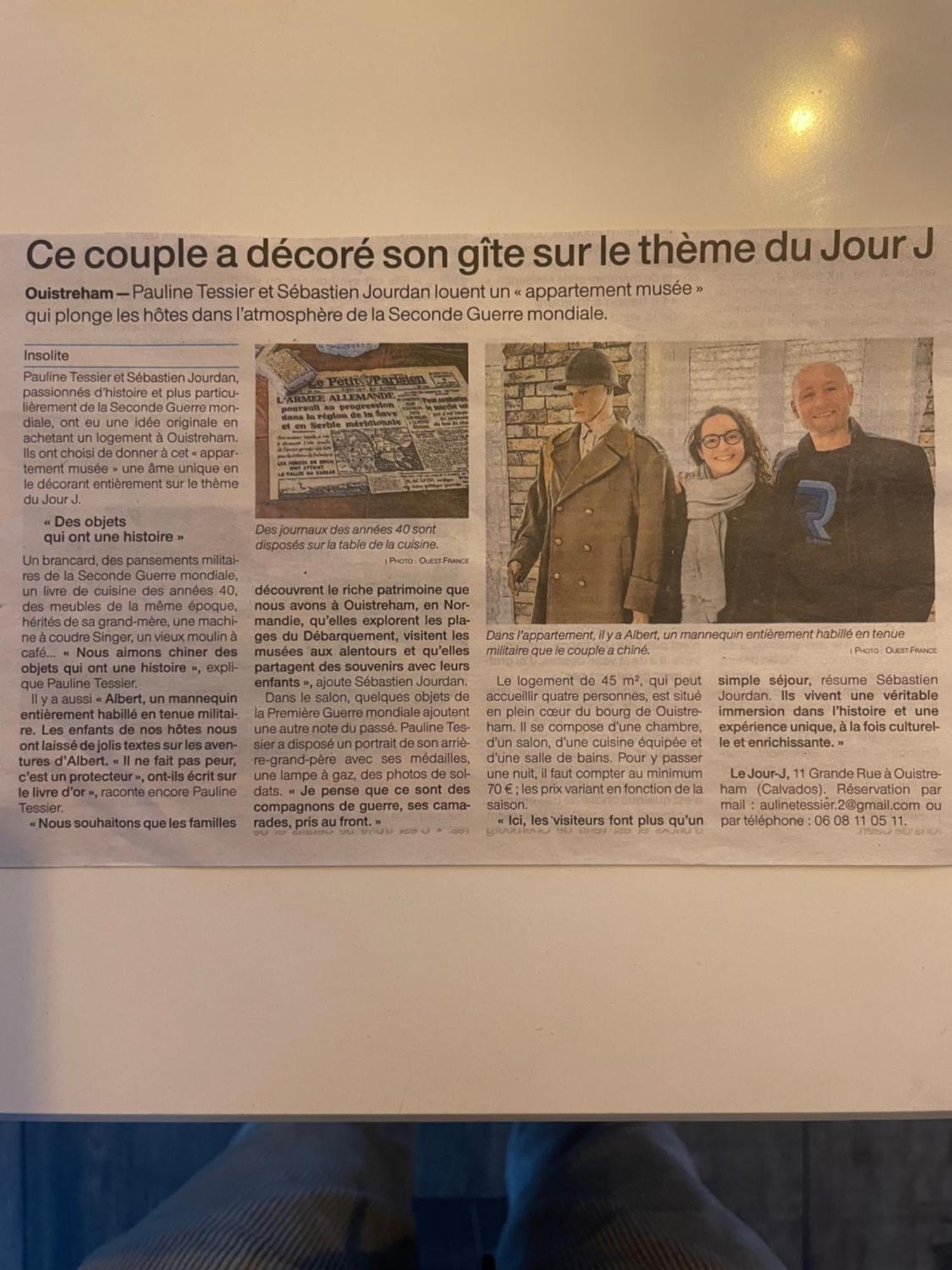 Appartement Musee Le Jour-J Ouistreham Εξωτερικό φωτογραφία